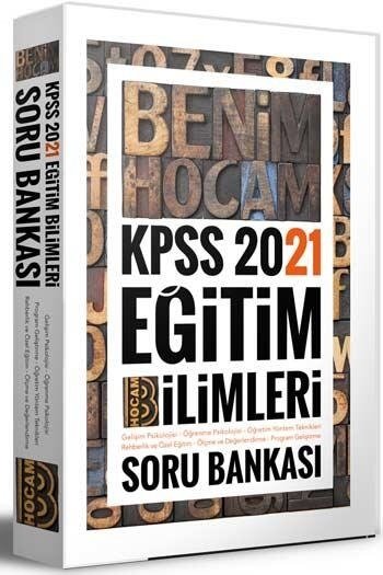 Benim Hocam 2021 KPSS Eğitim Bilimleri Soru Bankası Tek Kitap Benim Hocam Yayınları