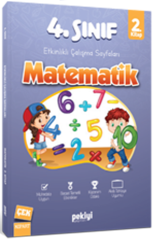 Pekiyi 4. Sınıf Matematik Etkinlikli Çalışma Sayfaları 2. Kitap Pekiyi Yayınları