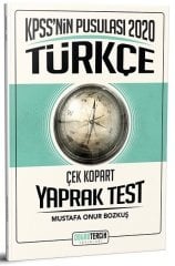 Doğru Tercih 2020 KPSS nin Pusulası Türkçe Yaprak Test Çek Kopart Doğru Tercih Yayınları