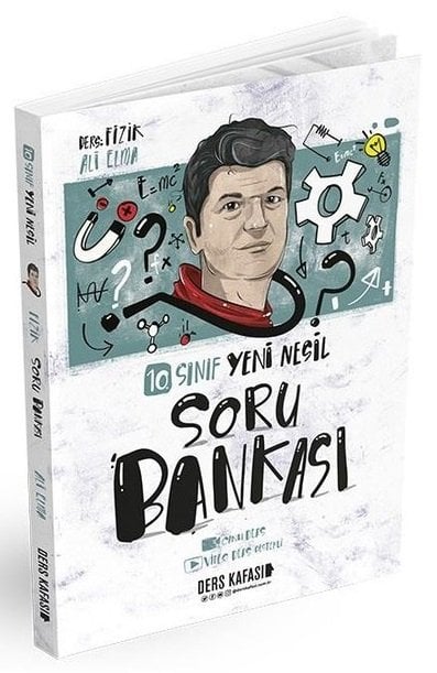 SÜPER FİYAT - Ders Kafası 10. Sınıf Fizik Yeni Nesil Soru Bankası Ders Kafası Yayınları