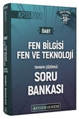 SÜPER FİYAT - Pegem 2020 ÖABT Fen Bilgisi Fen ve Teknoloji Soru Bankası Çözümlü Modüler Set Pegem Akademi Yayınları