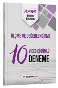 Dijital Hoca KPSS Eğitim Bilimleri Ölçme ve Değerlendirme 10 Deneme Çözümlü Dijital Hoca Akademi