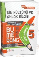 Günay 5. Sınıf Din Kültürü ve Ahlak Bilgisi Bumerang Soru Bankası Günay Yayınları