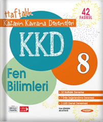 Kurmay ELT 8. Sınıf Fen Bilimleri KKD Haftalık Kazanım Kavrama Denemeleri Kurmay ELT Yayınları