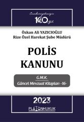 Platon 2023 Polis Kanunu - Özkan Ali Yazıcıoğlu Platon Hukuk Yayınları