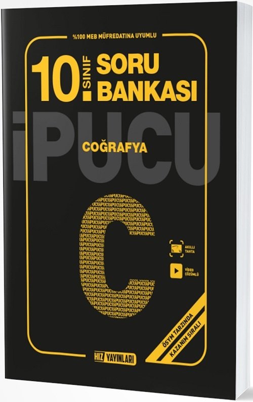 Hız Yayınları 10. Sınıf Coğrafya İpucu Soru Bankası Hız Yayınları