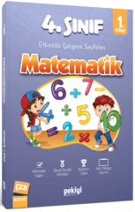 Pekiyi 4. Sınıf Matematik Etkinlikli Çalışma Sayfaları 1. Kitap Pekiyi Yayınları