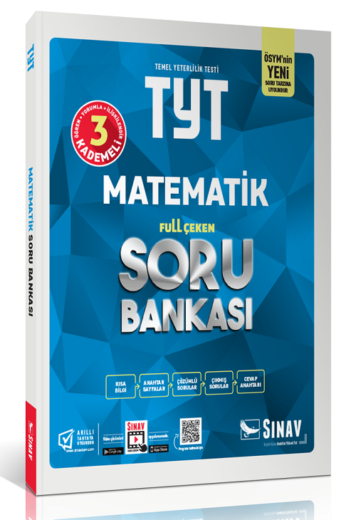 SÜPER FİYAT - Sınav YKS TYT Matematik Full Çeken Soru Bankası Sınav Yayınları