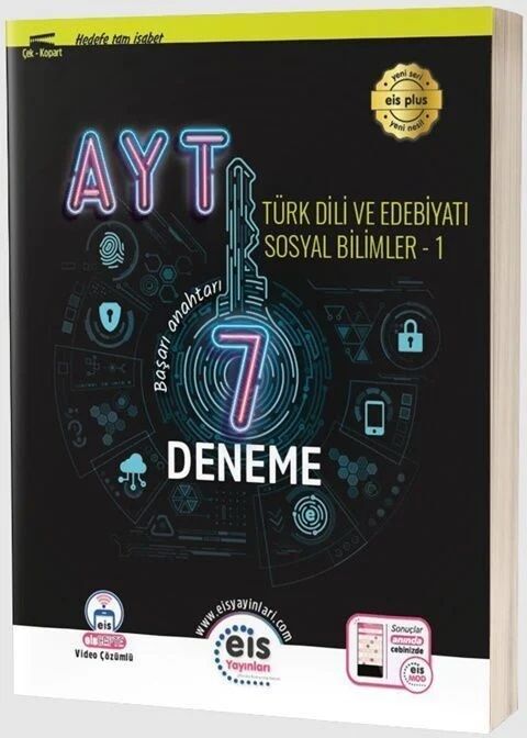 Eis Yayınları YKS AYT Türk Dili ve Edebiyatı Sosyal Bilimler-1 7 li Deneme Eis Yayınları