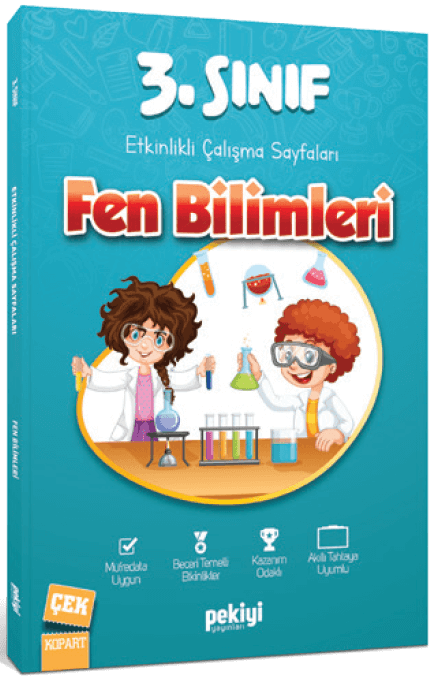 Pekiyi 3. Sınıf Fen Bilimleri Etkinlikli Çalışma Sayfaları Pekiyi Yayınları