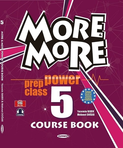 Kurmay ELT More and More English 5 Power Course Book Kurmay ELT Yayınları