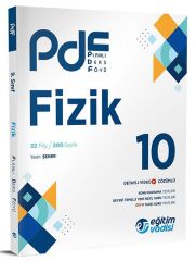 Eğitim Vadisi 10. Sınıf Fizik Planlı Ders Föyü PDF Video Anlatım Destekli Eğitim Vadisi Yayınları