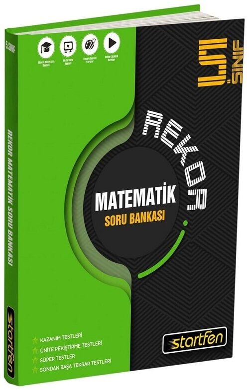 Startfen 5. Sınıf Matematik Rekor Soru Bankası Startfen Yayınları