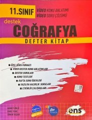 ENS Yayınları 11. Sınıf Coğrafya Destek Defter Kitap ENS Yayınları