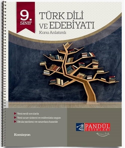 Pandül 9. Sınıf Türk Dili ve Edebiyatı Konu Anlatımlı Defter Pandül Yayınları