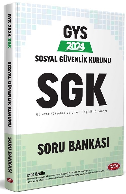 Data 2024 GYS SGK Soru Bankası Görevde Yükselme Data Yayınları