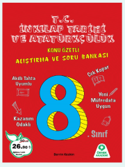 Örnek Akademi 8. Sınıf TC İnkılap Tarihi ve Atatürkçülük Konu Özetli Araştırma ve Soru Bankası Örnek Akademi Yayınları