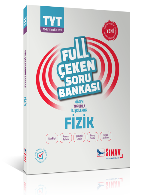 SÜPER FİYAT - Sınav YKS TYT Fizik Full Çeken Soru Bankası Sınav Yayınları