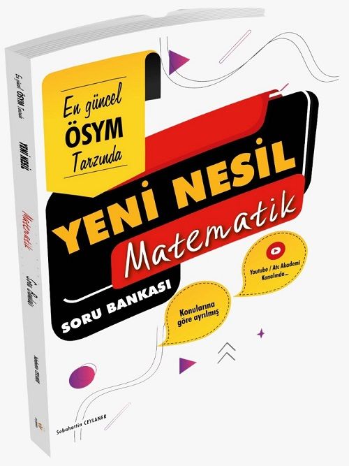 ATC Yayınları TYT DGS KPSS ALES MSÜ Matematik Yeni Nesil Soru Bankası Video Çözümlü ATC Yayınları