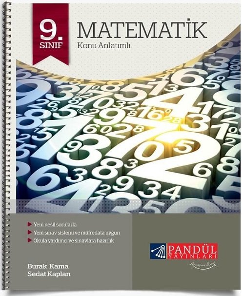 Pandül 9. Sınıf Matematik Konu Anlatımlı Defter Pandül Yayınları