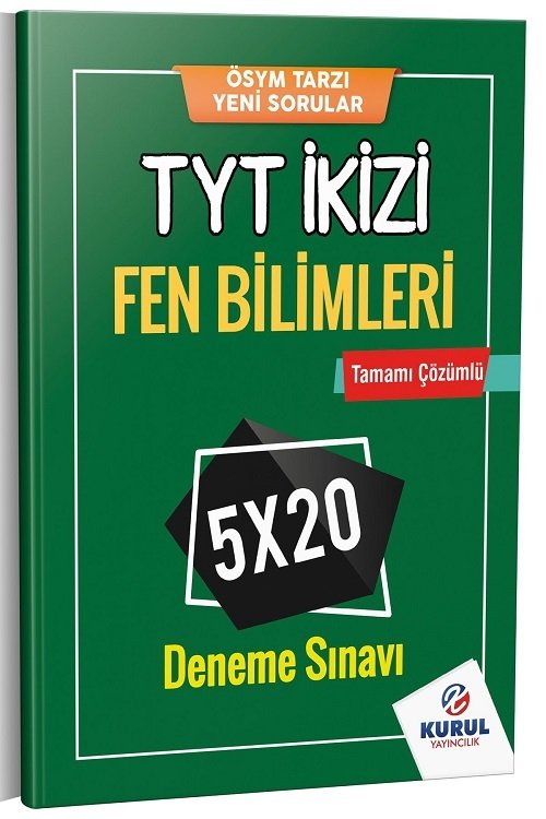 Kurul YKS TYT İkizi Fen Bilimleri 5x20 Deneme Kurul Yayıncılık