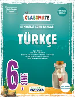 Okyanus 6. Sınıf Türkçe Classmate Soru Bankası Okyanus Yayınları