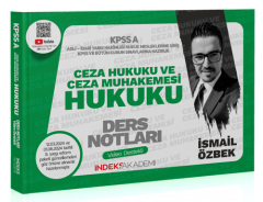 İndeks Akademi 2025 KPSS A Grubu Ceza Hukuku ve Ceza Muhakemesi Hukuku Video Ders Notları - İsmail Özbek İndeks Akademi Yayıncılık