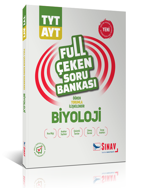 SÜPER FİYAT - Sınav YKS TYT AYT Biyoloji Full Çeken Soru Bankası Sınav Yayınları