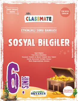 Okyanus 6. Sınıf Sosyal Bilgiler Classmate Soru Bankası Okyanus Yayınları