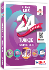 Sınav 8. Sınıf LGS 24 Adımda Türkçe Bitirme Seti Sınav Yayınları