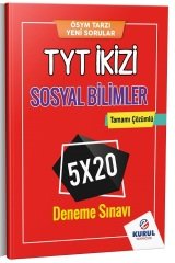 Kurul YKS TYT İkizi Sosyal Bilgiler 5x20 Deneme Kurul Yayıncılık