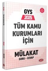 Data 2025 GYS Tüm Kamu Kurumları için Mülakat Soru Cevap Görevde Yükselme Data Yayınları