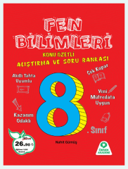 Örnek Akademi 8. Sınıf Fen Bilimleri Konu Özetli Araştırma ve Soru Bankası Örnek Akademi Yayınları