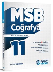 Eğitim Vadisi 11. Sınıf Coğrafya MSB Modüler Soru Bankası Video Çözümlü Eğitim Vadisi Yayınları