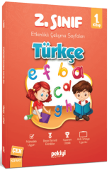 Pekiyi 2. Sınıf Türkçe Etkinlikli Çalışma Sayfaları 1. Kitap Pekiyi Yayınları