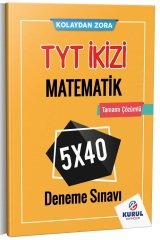 Kurul YKS TYT İkizi Matematik 5x40 Deneme Kurul Yayıncılık