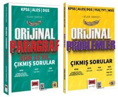 Yargı 2025 KPSS ALES DGS TYT MSÜ Paragraf Son 15 Yıl + Problemler Orijinal Çıkmış Sorular 2 li Set Yargı Yayınları