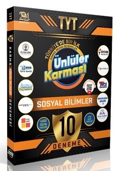 Ünlüler 2021 YKS TYT Sosyal Bilgiler Ünlüler Karması 10 Deneme Ünlüler Yayınları