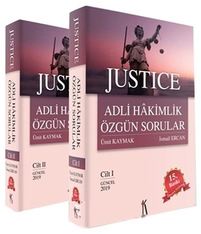 Kuram Justice Adli Hakimlik Özgün Sorular Soru Bankası 2 Cilt Set 15. Baskı - Ümit Kaymak, İsmail Ercan Kuram Kitap