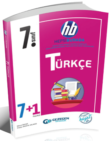 Gezegen 7. Sınıf Türkçe 7 + 1 Fasikül Gezegen Yayınları