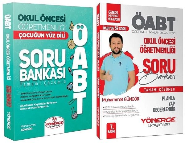 Yönerge ÖABT Okul Öncesi Soru 2 li Set - Muhammet Güngör Yönerge Yayınları