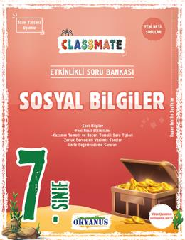 Okyanus 7. Sınıf Sosyal Bilgiler Classmate Soru Bankası Okyanus Yayınları