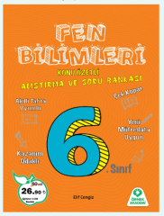 SÜPER FİYAT - Örnek Akademi 6. Sınıf Fen Bilimleri Konu Özetli Araştırma ve Soru Bankası Örnek Akademi Yayınları