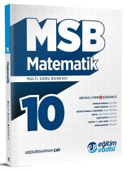 Eğitim Vadisi 10. Sınıf Matematik MSB Modüler Soru Bankası Video Çözümlü Eğitim Vadisi Yayınları