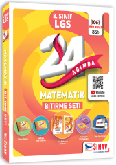 Sınav 8. Sınıf LGS 24 Adımda Matematik Bitirme Seti Sınav Yayınları