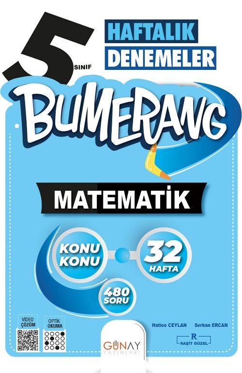 Günay 5. Sınıf Matematik Bumerang Konu Konu Haftalık Denemeler Günay Yayınları