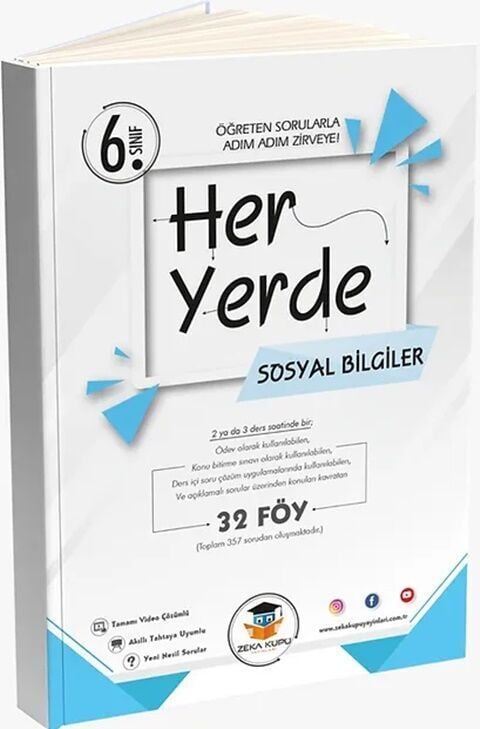 Zeka Küpü 6. Sınıf Her Yerde Türkçe 32 Föy Zeka Küpü Yayınları