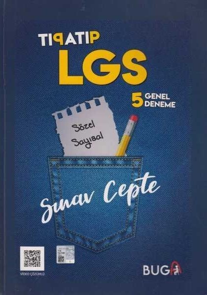 Buga 8. Sınıf LGS Tıpatıp Cepte 5 Deneme Buga Yayınları