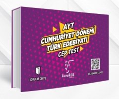 Karekök YKS AYT Cumhuriyet Dönemi Türk Edebiyatı Cep Test Karekök Yayınları