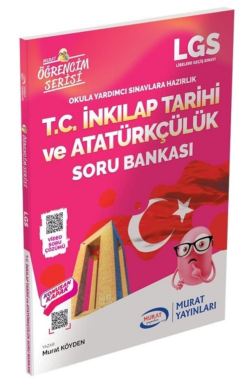 Murat LGS TC İnkılap Tarihi ve Atatürkçülük Öğrencim Serisi Soru Bankası Murat Yayınları